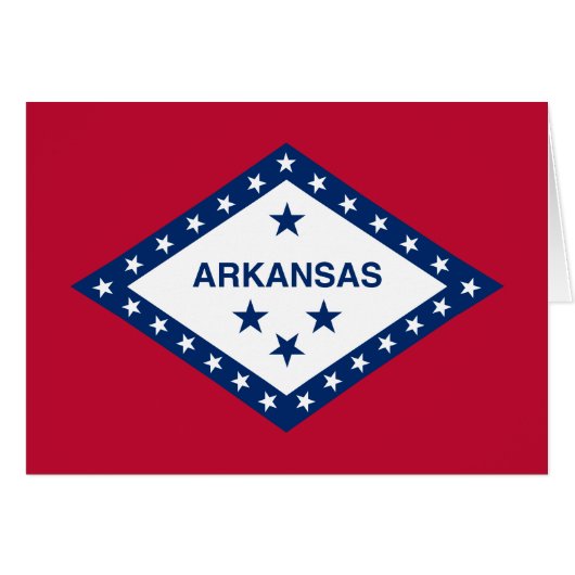 Staatsflagge Arkansas (Vorderseite (Horizontal))