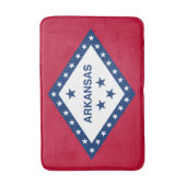 Staatsflagge Arkansas Badematte (Vorderseite Vertikal)