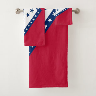 Staatsflagge Arkansas Badhandtuch Set