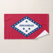 Staatsflagge Arkansas Badhandtuch Set (Handtuch)