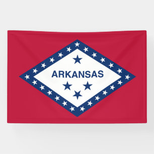 Staatsflagge Arkansas Banner