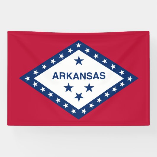 Staatsflagge Arkansas Banner (Horizontal)