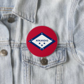 Staatsflagge Arkansas Button (Beispiel)