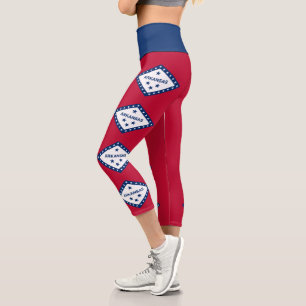 Staatsflagge Arkansas Capri Leggings