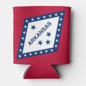 Staatsflagge Arkansas Dosenkühler (Vorderseite)