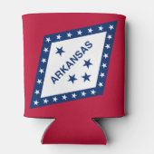 Staatsflagge Arkansas Dosenkühler (Rückseite)