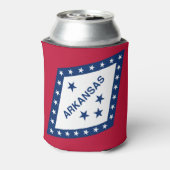 Staatsflagge Arkansas Dosenkühler (Kanne Rückseite)