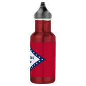 Staatsflagge Arkansas Edelstahlflasche (Rechts)