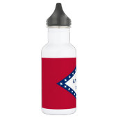 Staatsflagge Arkansas Edelstahlflasche (Links)