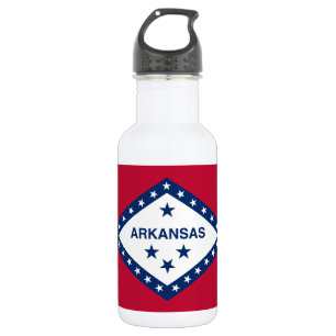 Staatsflagge Arkansas Edelstahlflasche