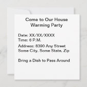 Staatsflagge Arkansas Einladung (Rückseite)