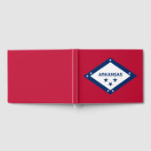 Staatsflagge Arkansas Gästebuch (Voll)
