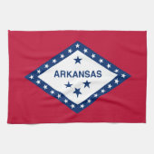 Staatsflagge Arkansas Geschirrtuch (Horizontal)