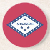 Staatsflagge Arkansas Getränkeuntersetzer (Vorne)