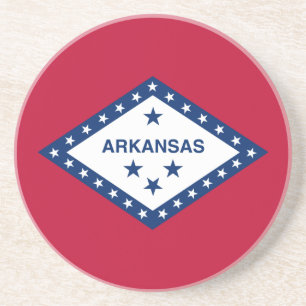 Staatsflagge Arkansas Getränkeuntersetzer