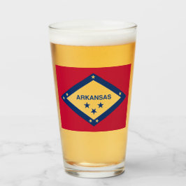 Staatsflagge Arkansas Glas