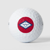 Staatsflagge Arkansas Golfball (Vorderseite)