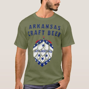 Staatsflagge Arkansas - Handybier - Bierliebhaber T-Shirt