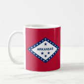 Staatsflagge Arkansas Kaffeetasse (Links)