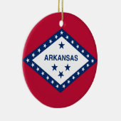 Staatsflagge Arkansas Keramikornament (Rechts)
