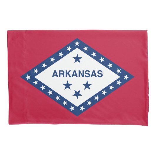 Staatsflagge Arkansas Kissenbezug (Vorderseite)