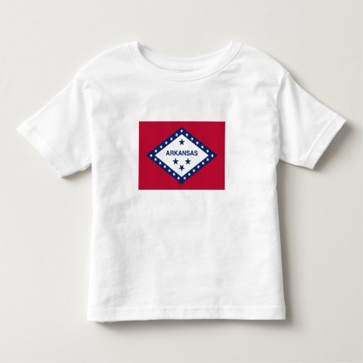 Staatsflagge Arkansas Kleinkind T-shirt (Vorderseite)