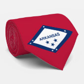 Staatsflagge Arkansas Krawatte (Gerollt)