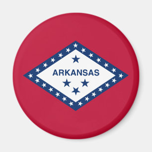 Staatsflagge Arkansas Magnet
