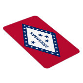 Staatsflagge Arkansas Magnet (Rechte Seite)