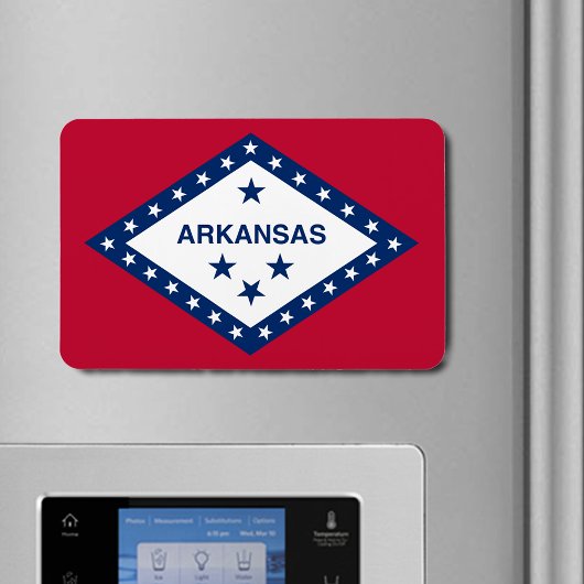 Staatsflagge Arkansas Magnet