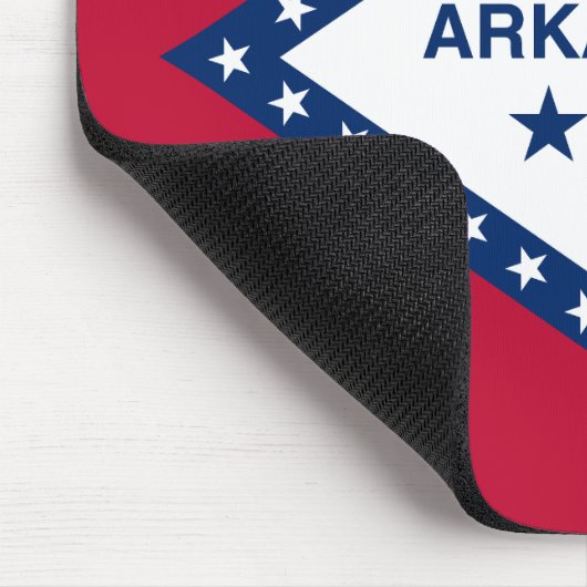 Staatsflagge Arkansas Mousepad (Ecke)