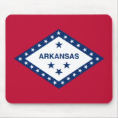 Staatsflagge Arkansas Mousepad (Vorne)