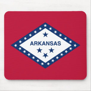 Staatsflagge Arkansas Mousepad