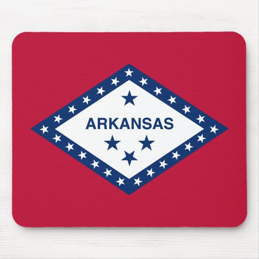 Staatsflagge Arkansas Mousepad (Vorne)