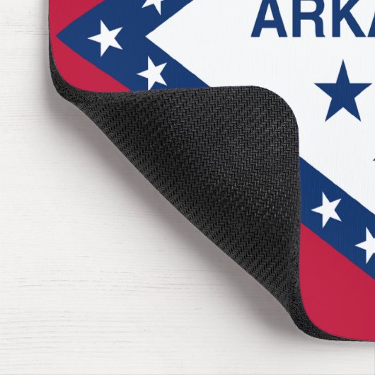 Staatsflagge Arkansas Mousepad (Ecke)