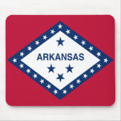 Staatsflagge Arkansas Mousepad (Vorne)