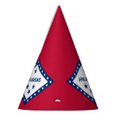 Staatsflagge Arkansas Partyhütchen (Links)