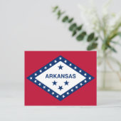 Staatsflagge Arkansas Postkarte (Stehend Vorderseite)