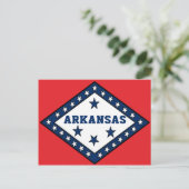 Staatsflagge Arkansas Postkarte (Stehend Vorderseite)