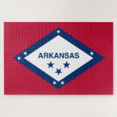 Staatsflagge Arkansas Puzzle (Horizontal)