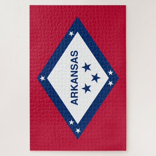 Staatsflagge Arkansas Puzzle (Vertikal)