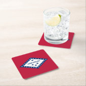 Staatsflagge Arkansas Rechteckiger Pappuntersetzer (Vor Ort)