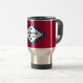 Staatsflagge Arkansas Reisebecher (VorderseiteRechts)
