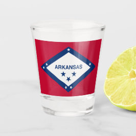 Staatsflagge Arkansas Schnapsglas