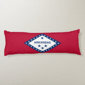 Staatsflagge Arkansas Seitenschläferkissen (Rückseite)