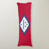 Staatsflagge Arkansas Seitenschläferkissen (Vorderseite Vertikal)