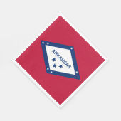 Staatsflagge Arkansas Serviette (Ecke)