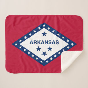 Staatsflagge Arkansas Sherpadecke