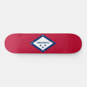 Staatsflagge Arkansas Skateboard (Horizontal)