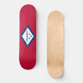 Staatsflagge Arkansas Skateboard (Vorderseite)